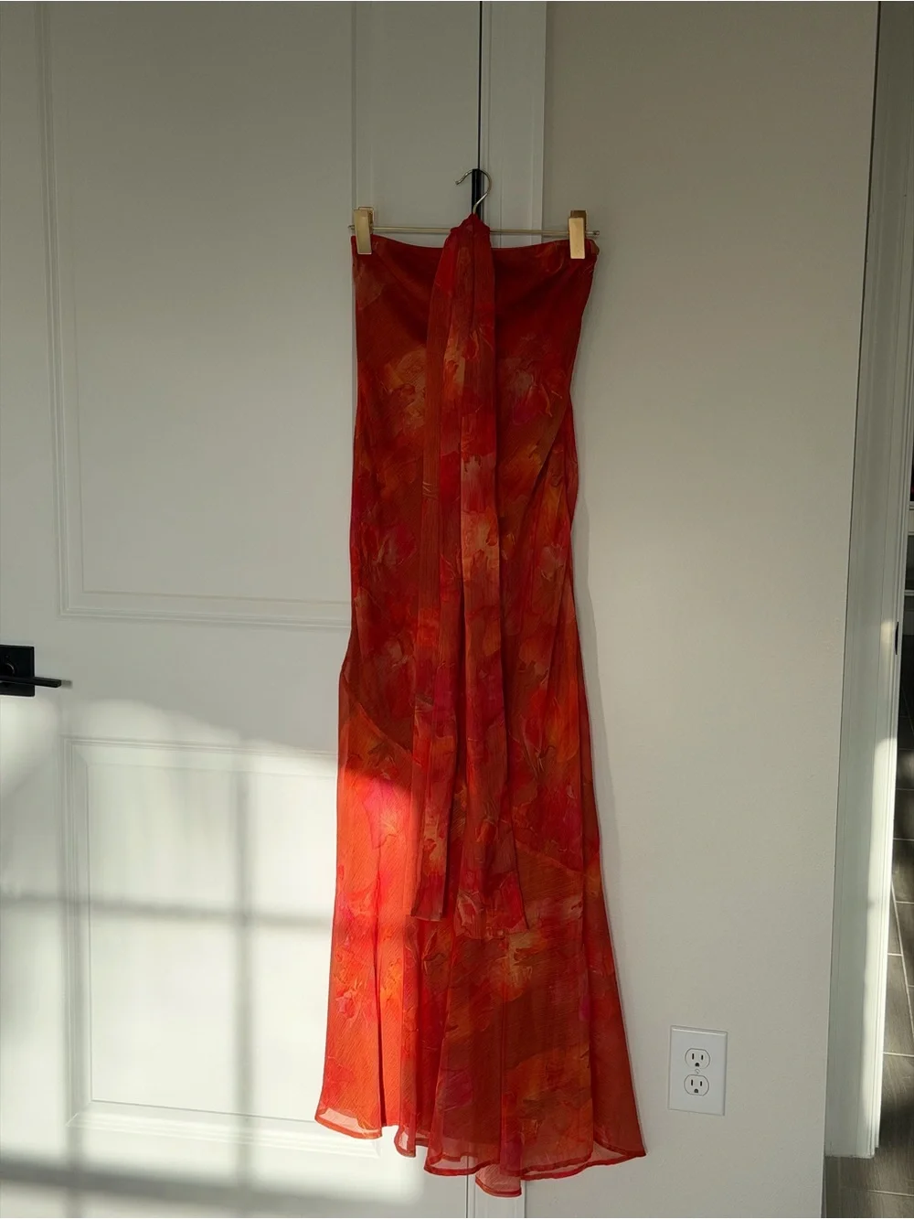 Peppermayo Red and Orange Maxi Dress - Picture 3 of 5